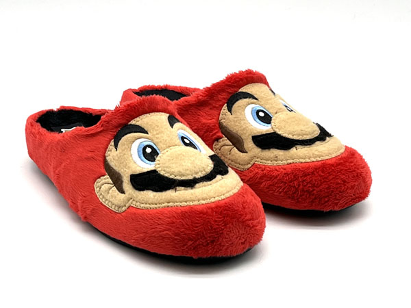 Zapatilla descalza suatex rojo 40/46 Mario Bros confort flex