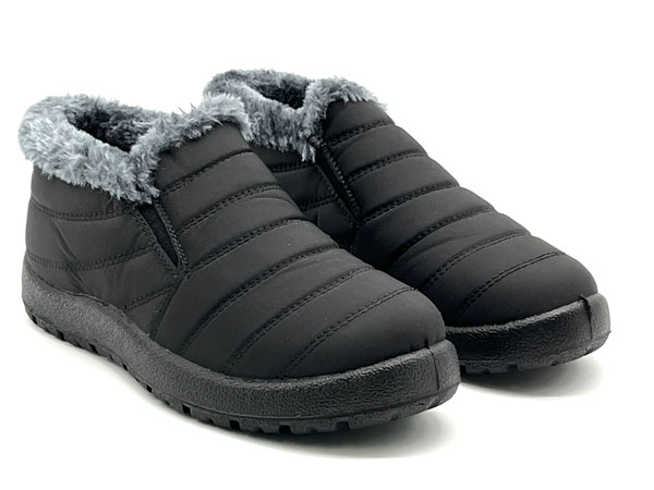Zapato Elasticos Tejido anorak negro 36/41 Interior forro pelo