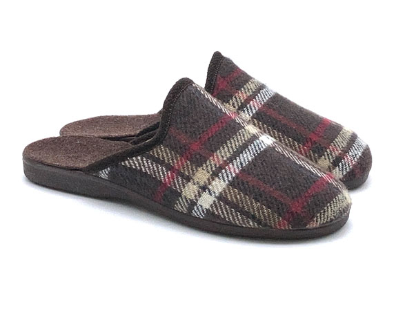 Producto 38-201 MARRON 39/46 DESCALZA CUADROS