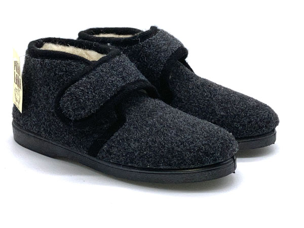 Producto 38-43 GRIS ANTRACITA 39/46 BOTA VELCRO PICOS LANA