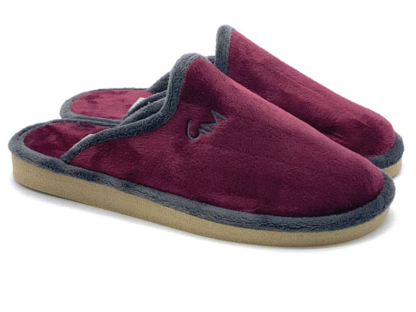 Producto 38-201 BURDEOS GRIS 36/41 SUAPEL BORDADO DESCALZA