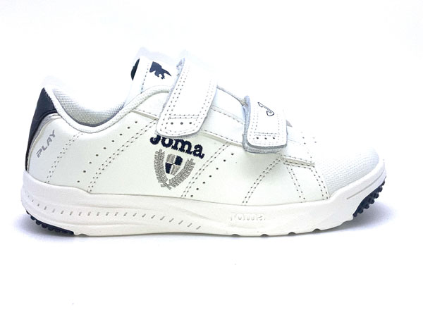 Producto Deportivo velcro blanco marino 22/40 Piel puntera reforzada