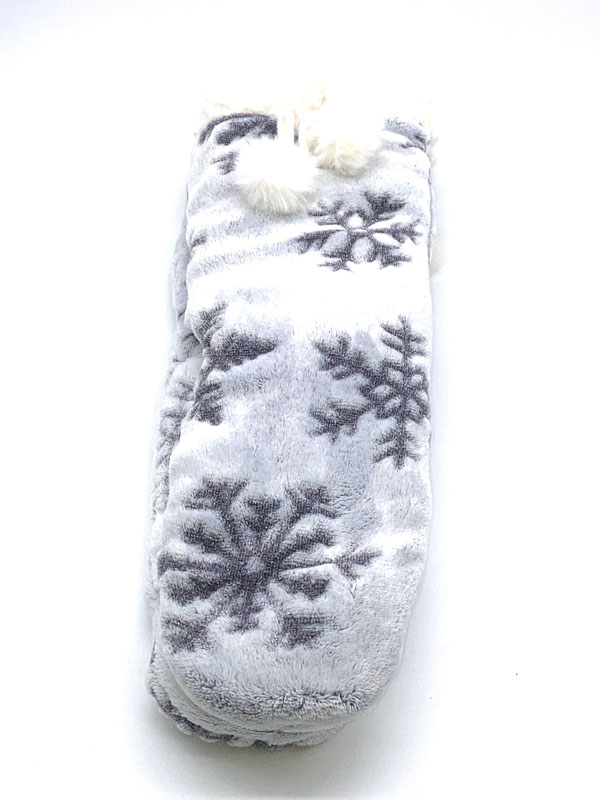 Producto 1-CALCETIN NORDICO ESTRELLAS 35/41 ALTO POLAR-ANTIDESLIZANTE