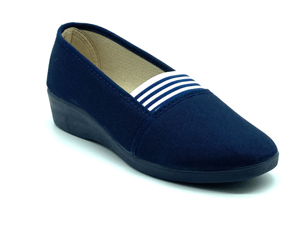 Producto Zapatilla calle elastico marino 35/41 cuña 3,00cm