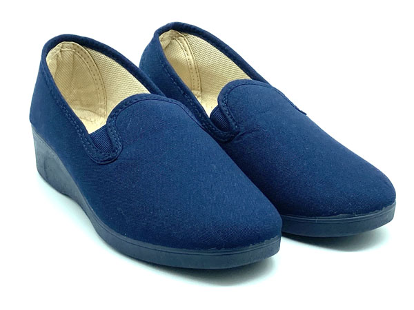Producto Zapatilla calle kun fu elasticos marino 35/41 cuña 3,00cm