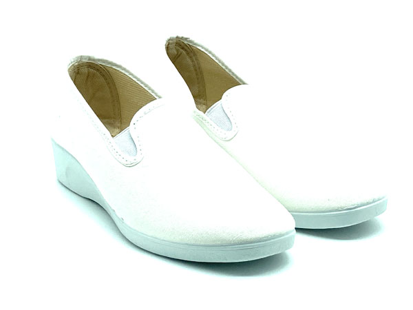 Producto Zapatilla calle kun fu elasticos blanco 35/41 cuña 3,00cm