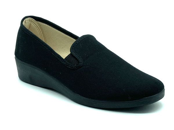 Producto Zapatilla calle kun fu elasticos negro 35/41 cuña 3,00cm