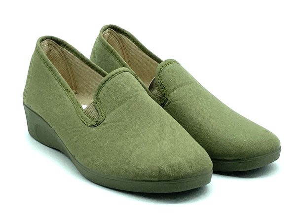 Producto Zapatilla calle kun fu elasticos kaki 35/41 cuña 3,00cm