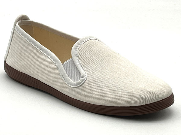 Producto Zapatilla infantil loneta blanco 20/34 Kun fu elasticos