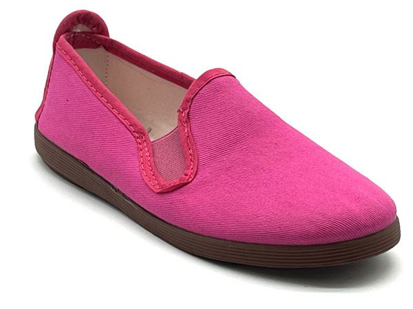 Producto Zapatilla infantil loneta fuxia 20/34 Kun fu elasticos