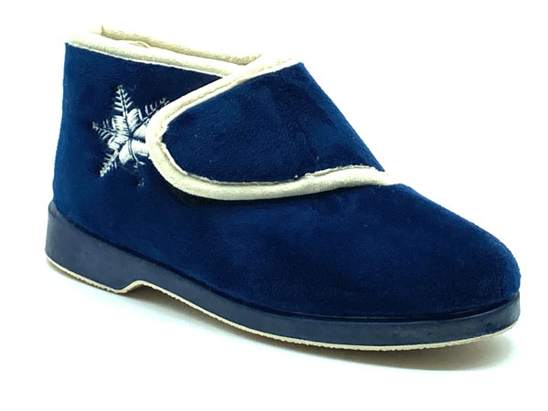Producto Zapatilla bota suapel velcro marino 35/41 piso flexible pura lana