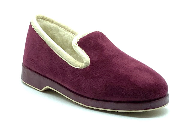 Producto Zapatilla suapel liso burdeos 35/41 copete pura lana piso flexible