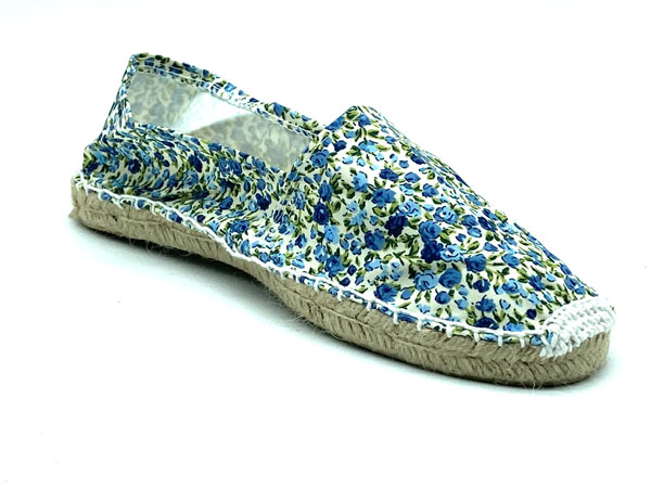 Producto Alpargata esparto unisex estampado flores 36/41 marino verde