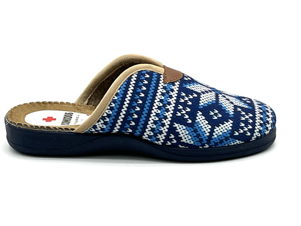 Producto Zapatilla descalza nordicos marino 36/41 Cuña anatomíca 2,8cm