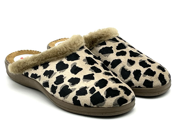 Producto Zapatilla alma lleopardo beige 36/41 cuña anatomíca 2,8cm