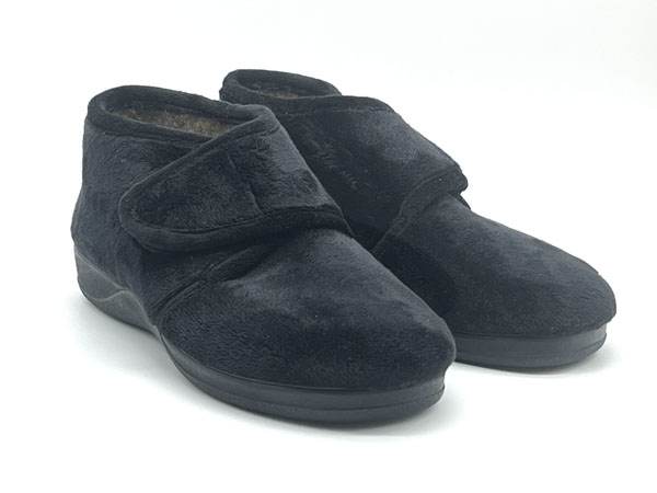 Producto Zapatilla suapel velcro negro 35/41 bota cuña anatomíca