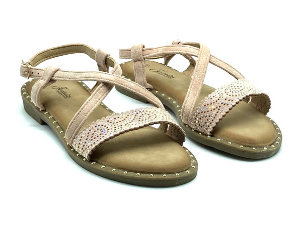 Producto Sandalia hebilla brillos rosa 36/41 Anatomíco planta relax