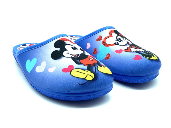 Producto Zapatilla estampado algodón azulón 30/36 piso antideslizante