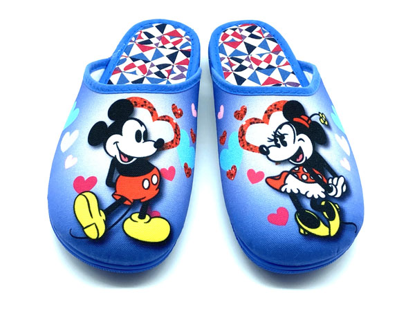 Producto Zapatilla estampado algodón azulón 30/36 piso antideslizante