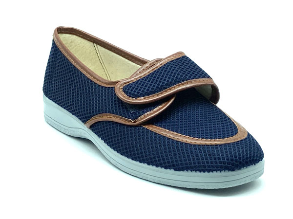 Producto Zapatilla calle velcro marino 39/45 Algodón rejilla
