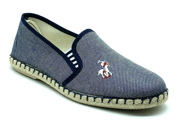 Producto Zapatilla calle bordado elasticos marino 40/45 Loneta piso yute