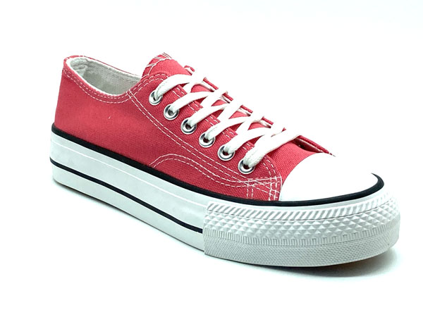 Producto Zapatilla basket lona fuxia peach 36/41 piso doble