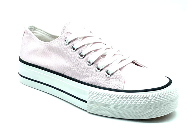 Producto Zapatilla basket lona rosa palo 36/41 piso doble