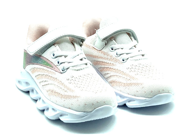 Producto Deportivo velcro blanco rosa 25/30 Piso ultra light