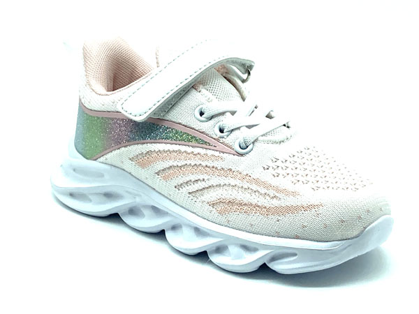 Producto Deportivo velcro blanco rosa 25/30 Piso ultra light