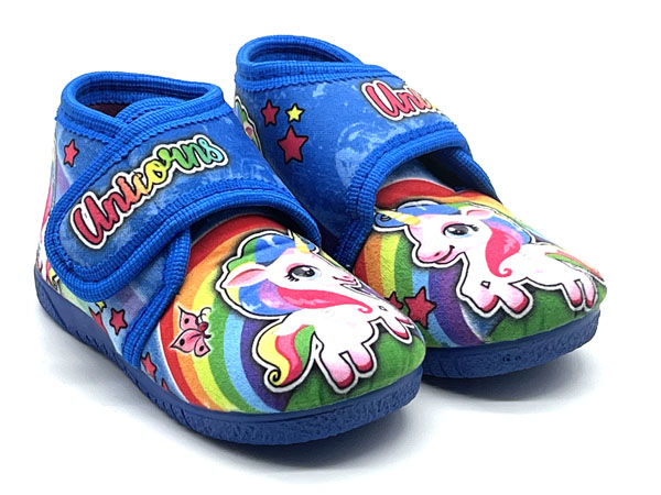Producto Zapatilla bota velcro azulón 19/28 Unicornios