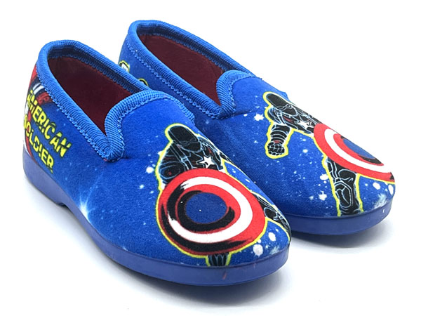 Producto Zapatilla Copete azulón 28/35 Capitan America S.Heroes