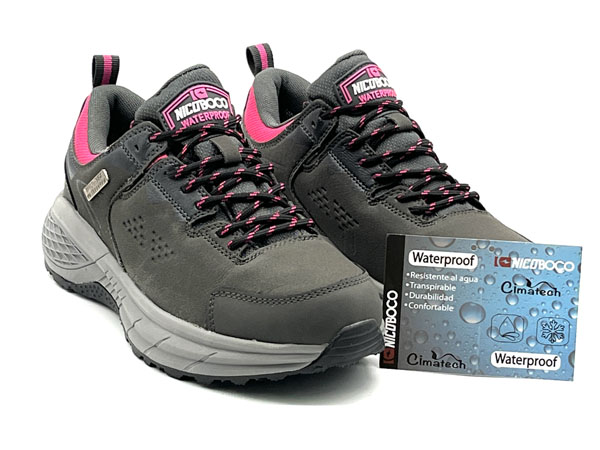 Producto Deportivo Montaña fuxia gris 36/41 Waterporoof piso Phylon