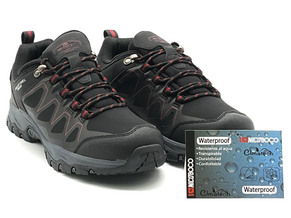 Producto Deportivo Montaña negro rojo 40/46 Waterporoof piso Phylon