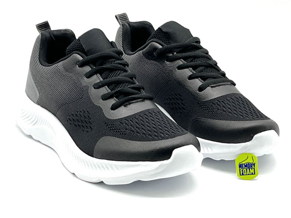 Producto Deportivo Running negro blanco 40/45 Planta Memory foam Extra ligero