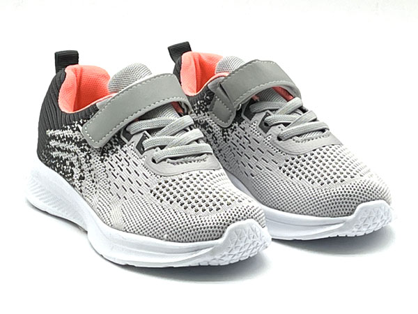 Producto Deportivo running velcro gris coral 25/35 Cordón elastico