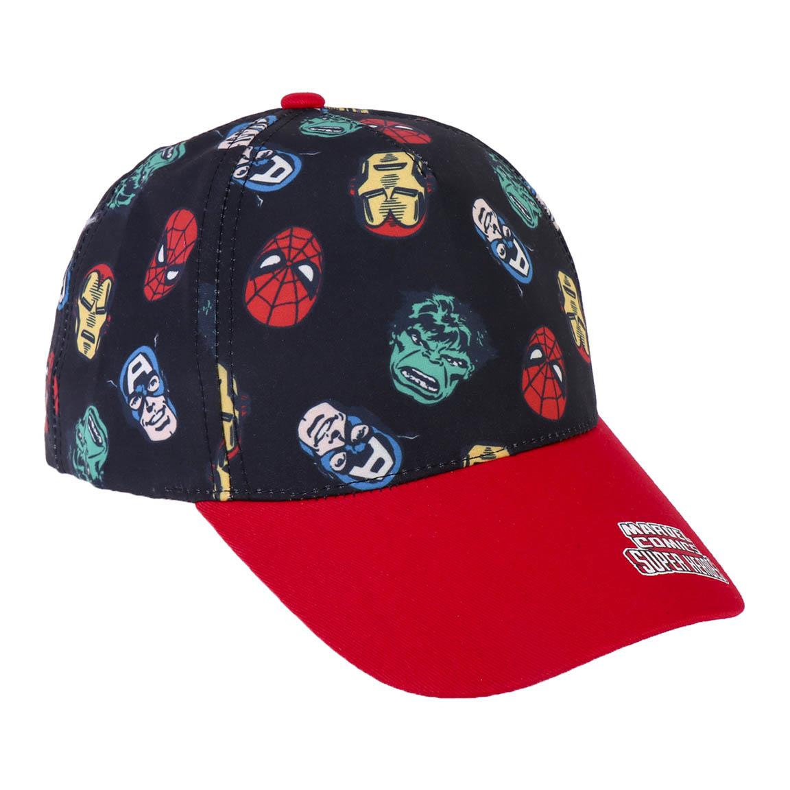 Producto Gorra Visera curva Marvel marino  T53 Algodón cierre ajustable 