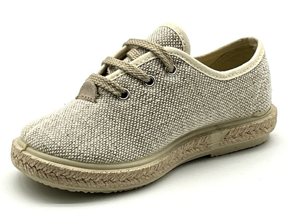 Producto Zapatilla Lino Cotolino cordón crudo 19/35 Esparteña 