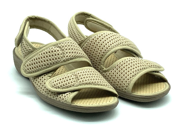 Producto Sandalia Calle rejilla 3D velcro beige 35/41 Anatomíca