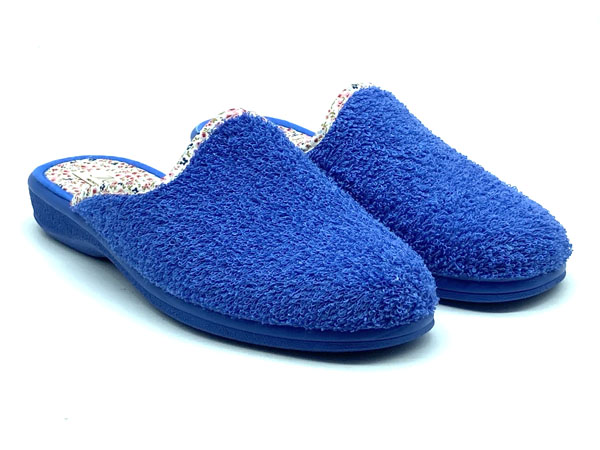 Producto Zapatilla Rizo descalza azulón 35/41 Piso flex cuña 2,6cm
