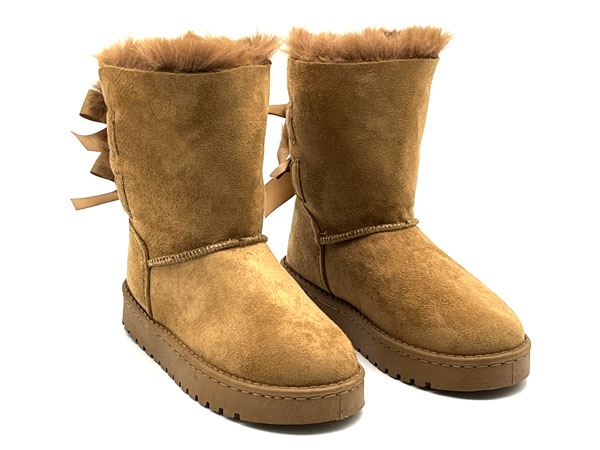 Producto Bota Bamara Pelo Lazo Repl Ugg camel 24/35 Piso ultraligero