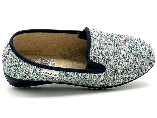 Producto Zapatilla Rizo Farese elasticos marino 35/41 Piso cuña anatomíca 
