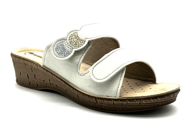 Producto Sandalia Zueco velcro blanco 35/41 Planta ultrarelax 
