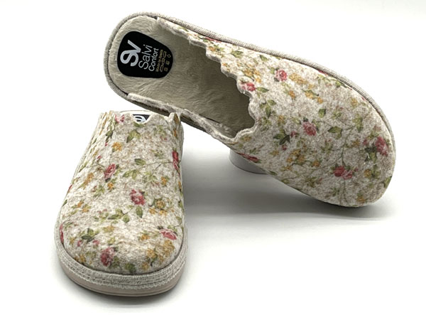 Producto Zapatilla descalza Flores arena 36/41 Piso confort ultracomodas