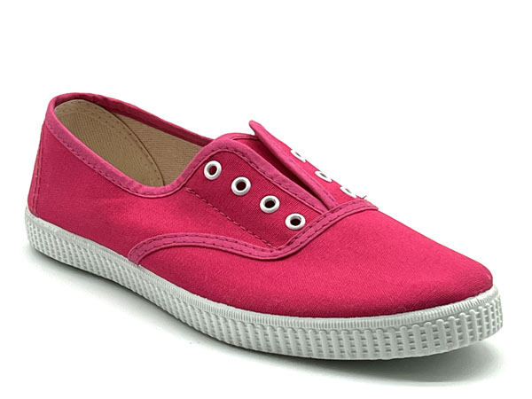 Producto Zapatilla loneta unisex fuxia 35/46 Mod Victoria elastico