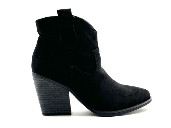 Producto Botín mujer Campero negro 36/41 Labrada Tacón 7.5cm