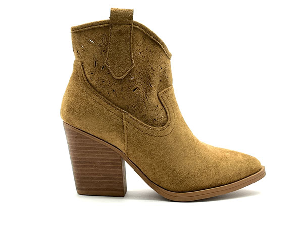 Artículo Botín mujer Campero calado camel 36/41 Labrada Tacón 7.50cm