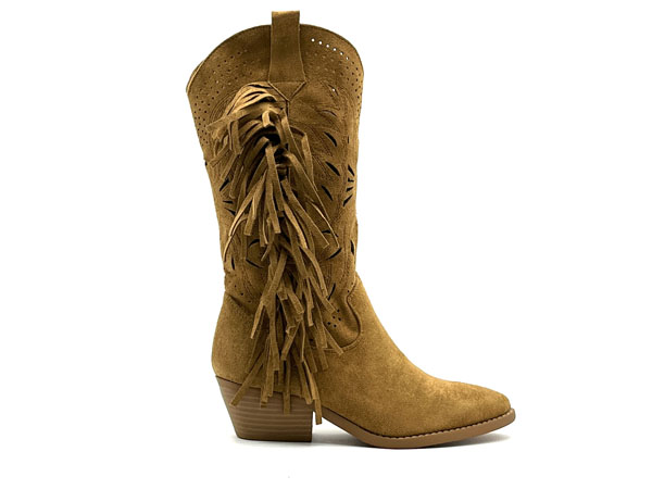 Artículo Bota mujer Campero calado camel 36/41 Labrada Tacón 4.00cm