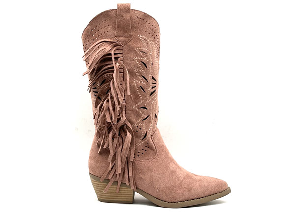 Artículo Bota mujer Campero calado rosa 36/41 Labrada Tacón 4.00cm