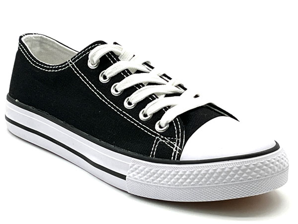 Producto Zapatilla loneta puntera unisex negro 36/41 Rep basket convers