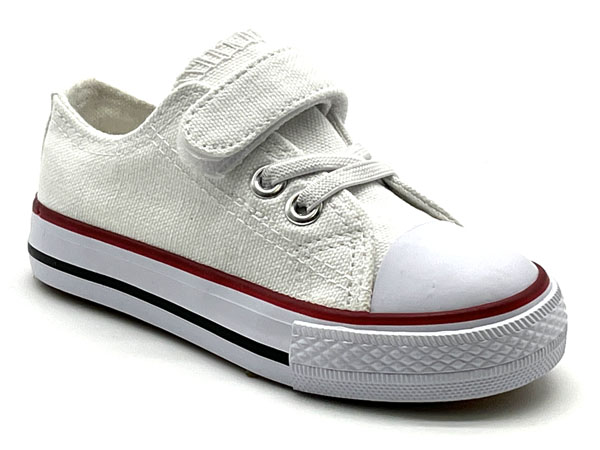 Producto Zapatilla loneta velcro puntera niñ@ blanco 20/23 Rep basket convers